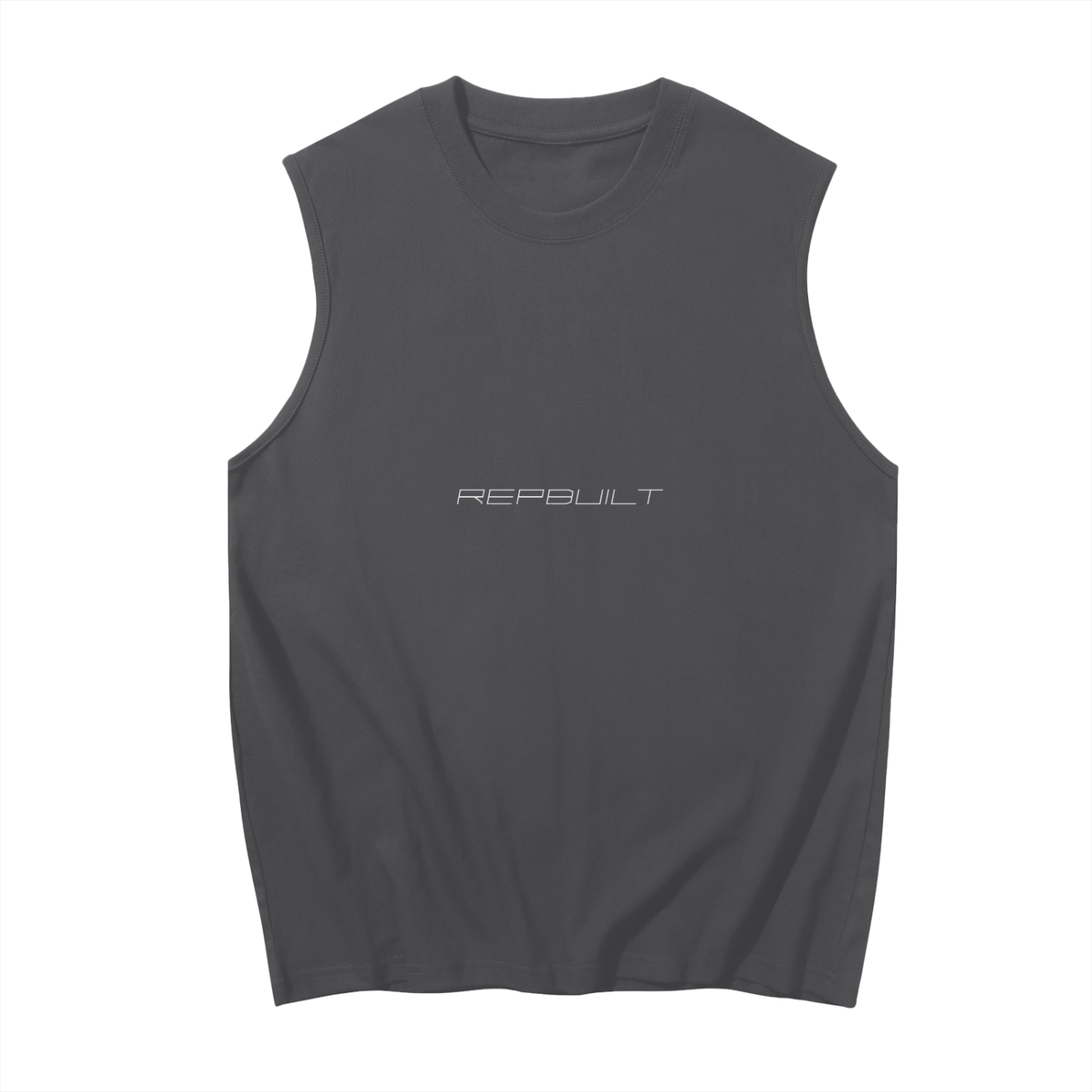 REPBUILT Essential Sleeveless Cotton Tank Top