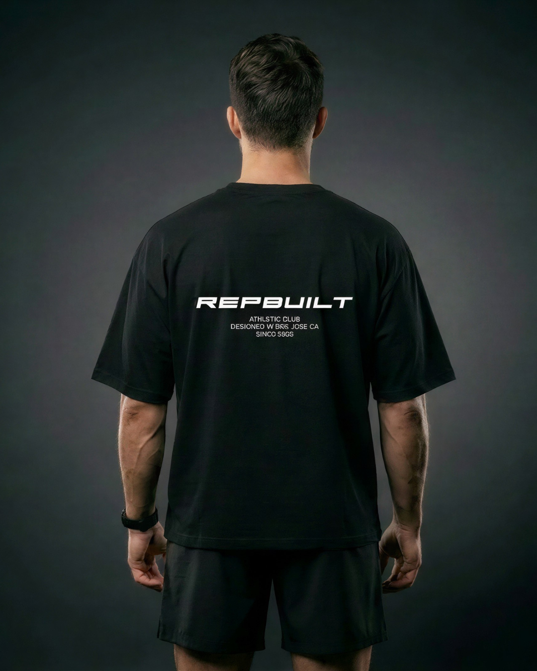 Repbuilt Athletic Club Oversized Quick Dry Tee