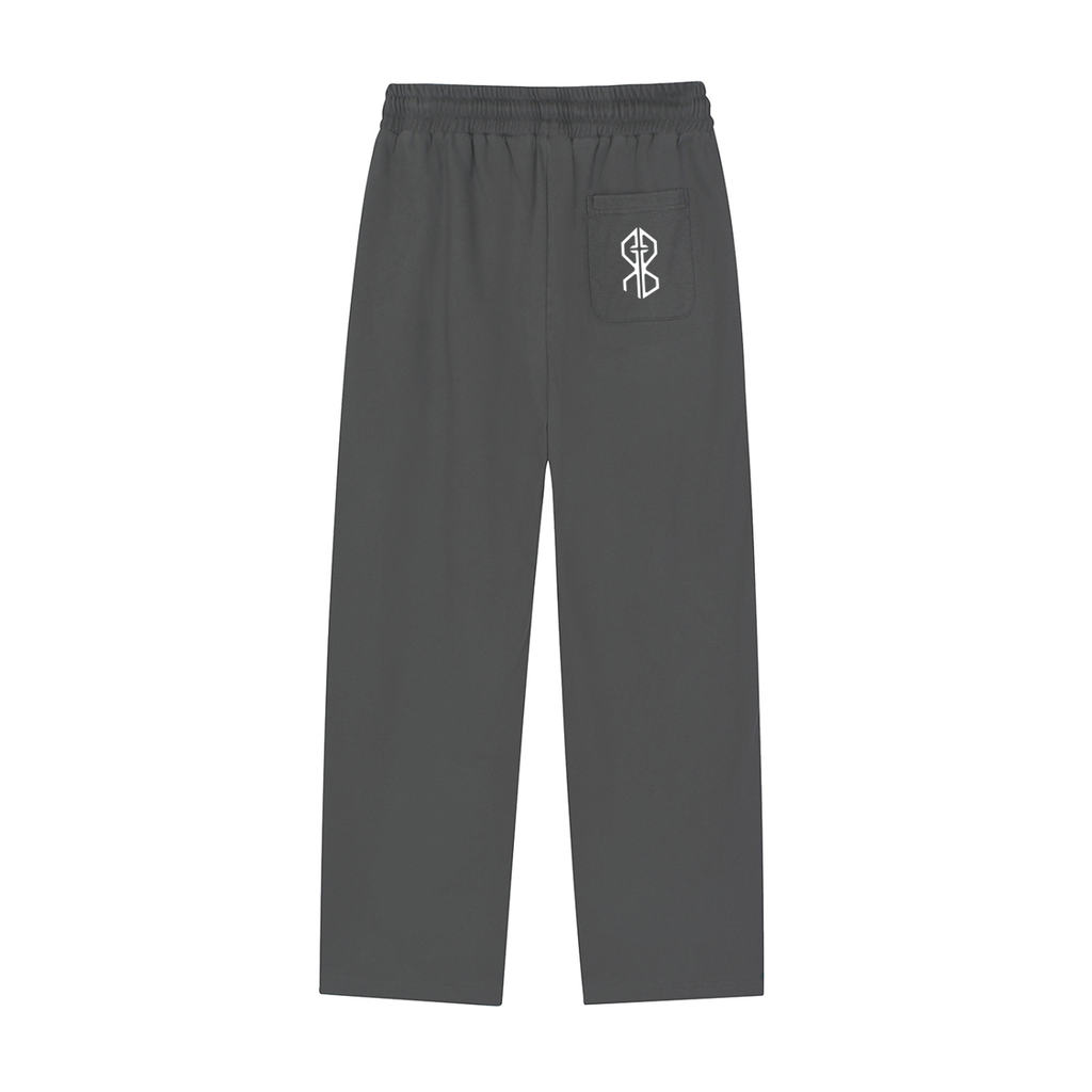 Reflective Striped Straight-Leg Tracksuit Sweats