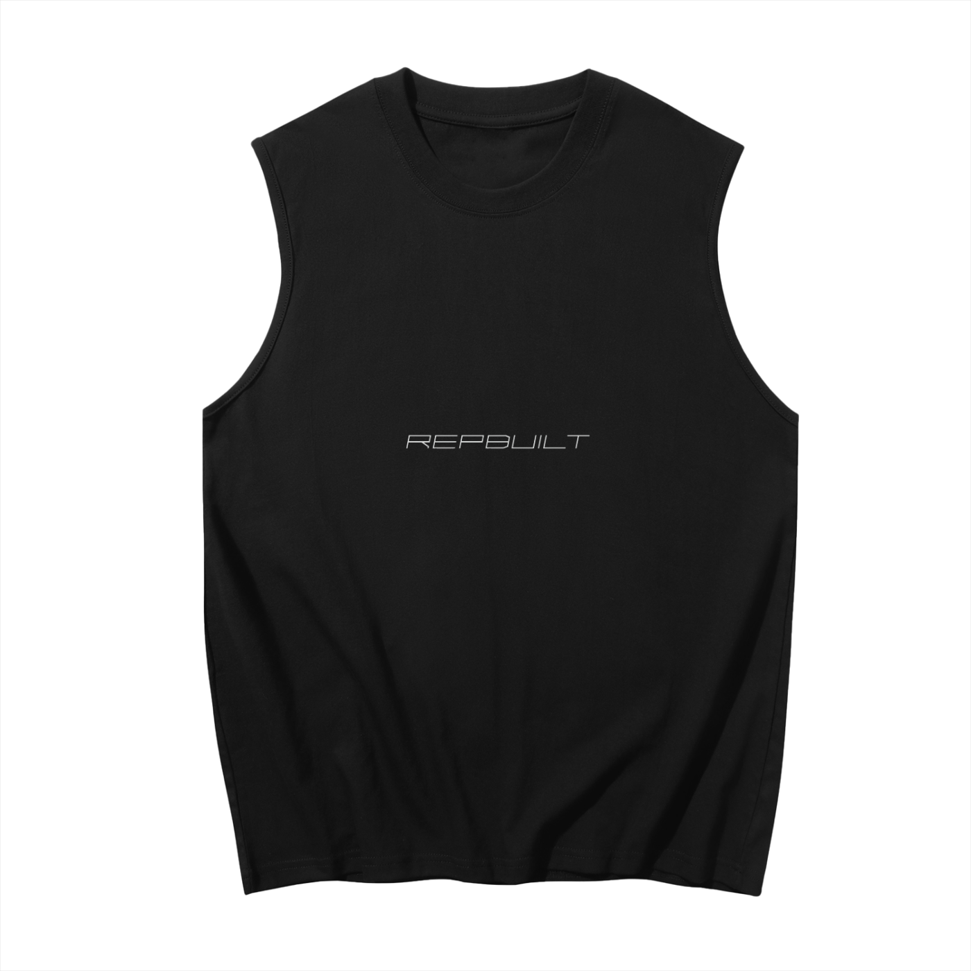 REPBUILT Essential Sleeveless Cotton Tank Top