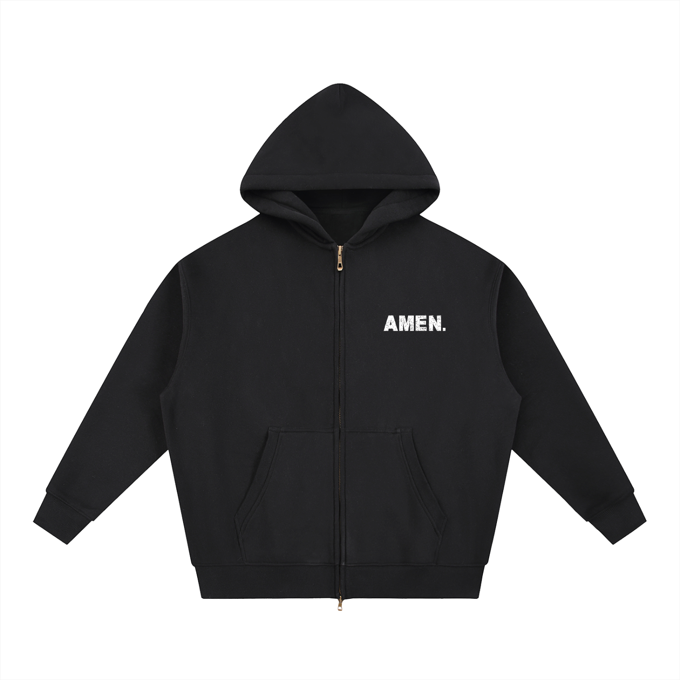 "All Gods People Said?" Oversized Cropped Fit Hoodie