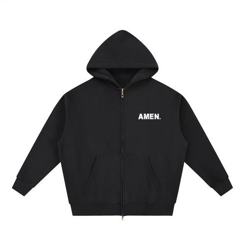 "All Gods People Said?" Oversized Cropped Fit Hoodie
