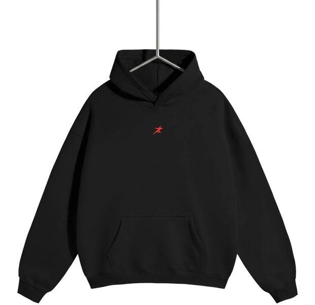 Invite Discomfort Oversized Fleece Hoodie – front