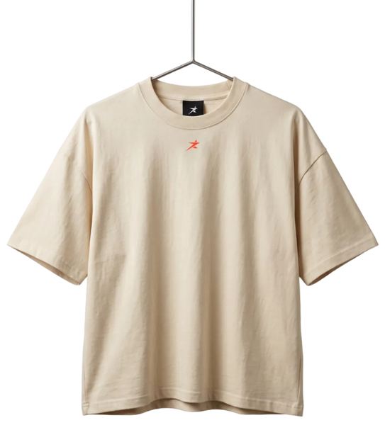 Invite Discomfort Cropped Drop Shoulder Tee – front