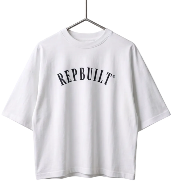 Repbuilt Co. Single Piece Oversized Tee – front