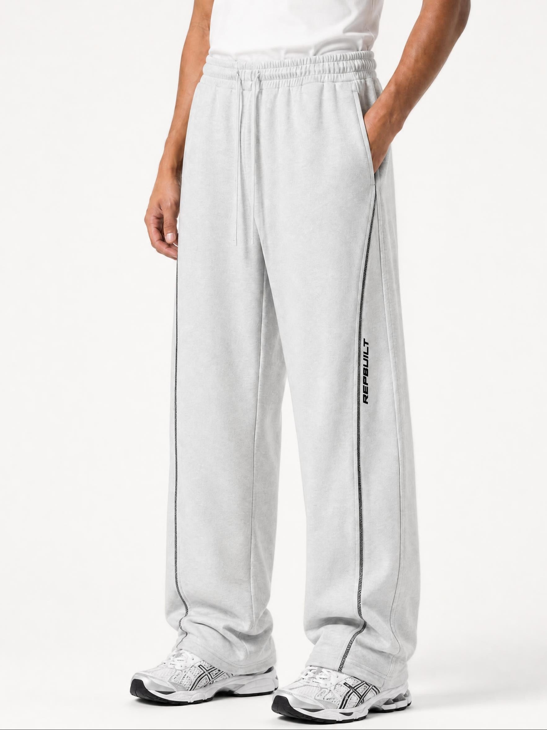 Reinforced Wide Leg Sweats