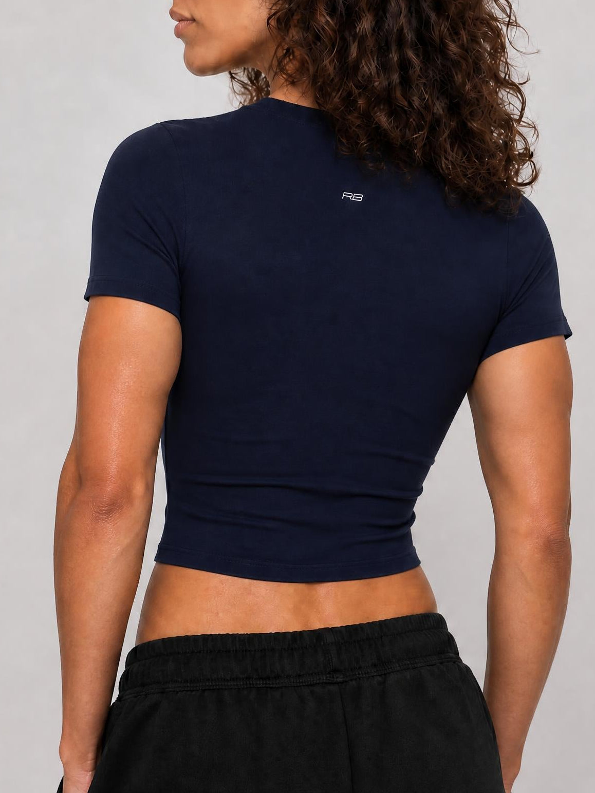 Active Performance Slim Fit Cropped Tee