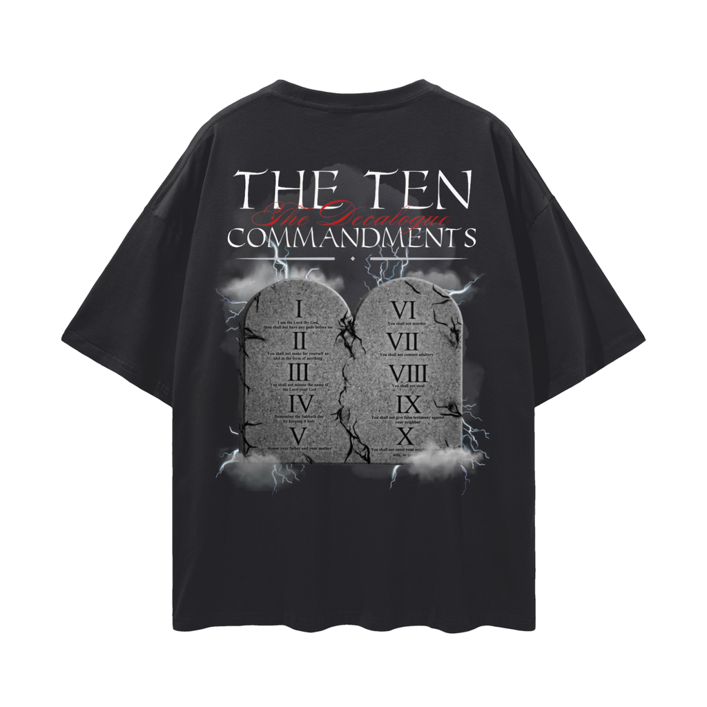 10 Commandments Drop Shoulder Tee